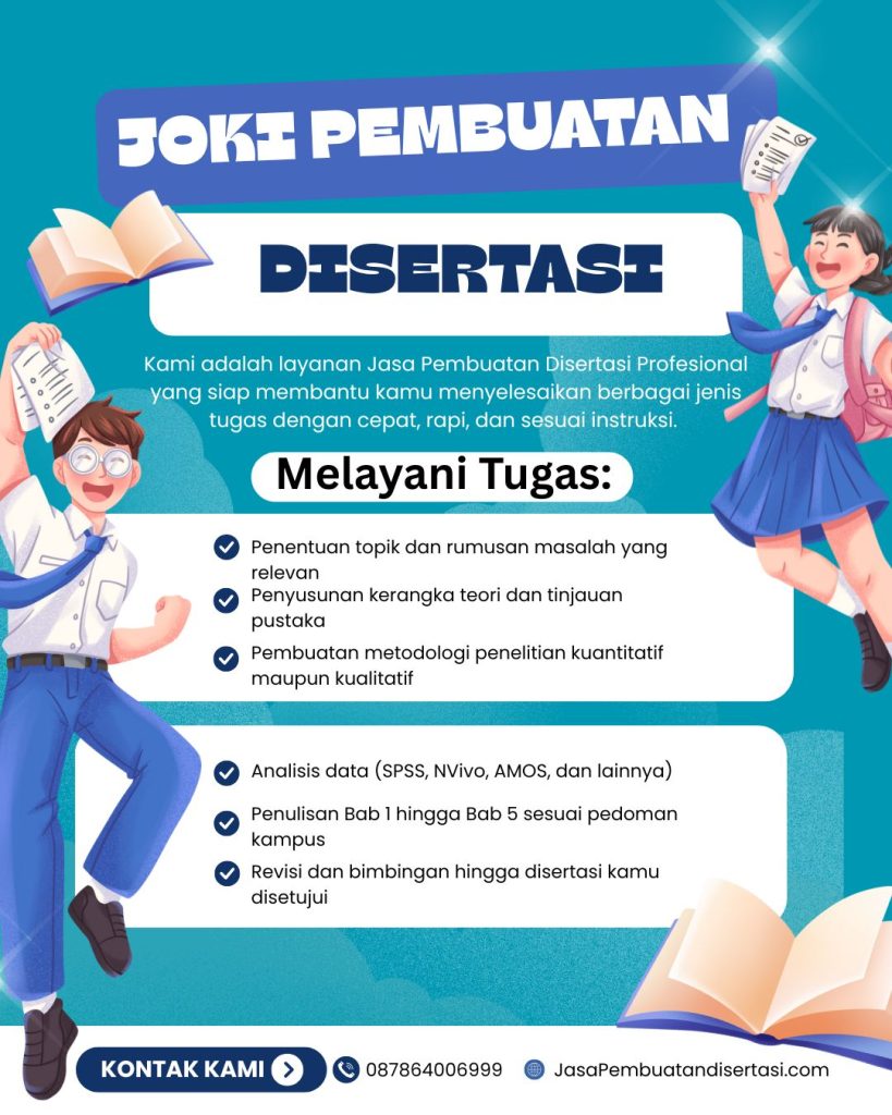 Jasa Pembuatan Disertasi di Jakarta 