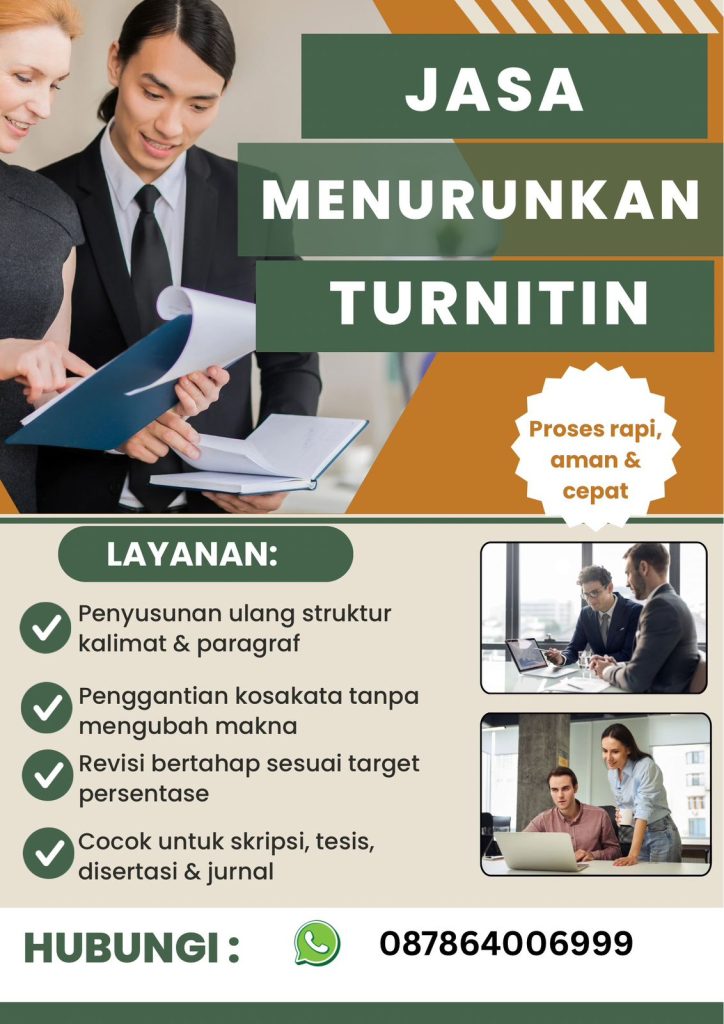 Jasa Menurunkan plagiasi Turnitin murah Berkualitas Untuk Semua Jurusan dan Tingkatan